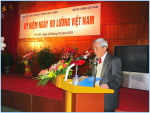 Ảnh : Ông Ngô Quý Việt-Tổng cục trưởng Tổng cục TC ĐL CL phát biểu khai mạc
