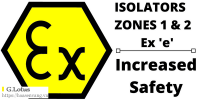 Ex Hazardous Area Zone 1 Zone 2 Isolators ATEX Certified
