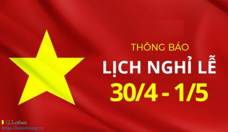 Lịch nghỉ lễ Ngày 30/4 và Quốc tế lao động 1/5 năm 2024