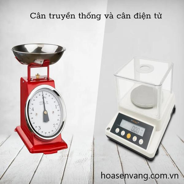 Từ độ chính xác đến tính năng: Tìm hiểu cân điện tử là gì thông qua so sánh với cân truyền thống