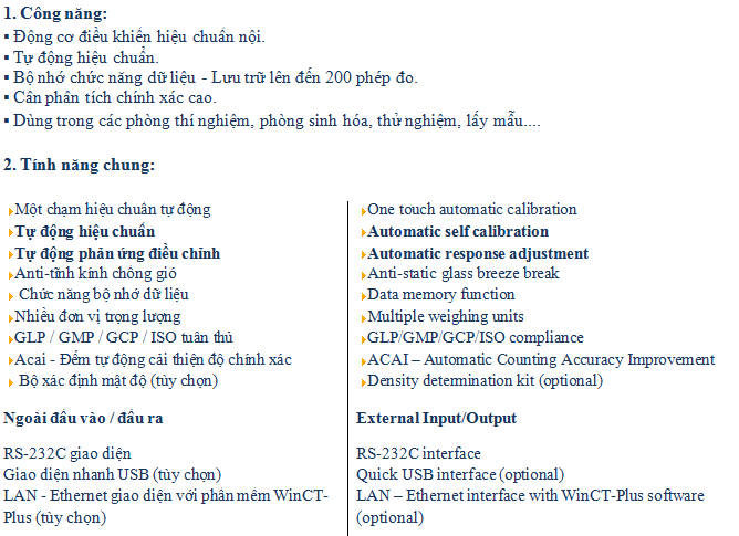 Cân điện tử phân tích chính xác GH1